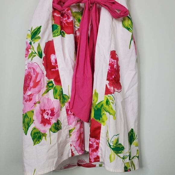 City Triangles Y2K Fit and Flare Floral Bow Back Mini Party Dress Size 3 - Picture 6 of 12